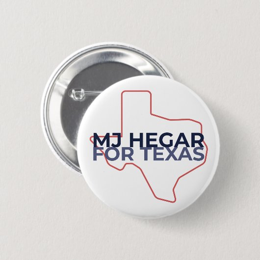 MJ Hegar voor Texas Button 2 (Voorkant /achterkant)