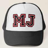 "MJ" Monogram Trucker Pet (Voorkant)