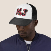 "MJ" Monogram Trucker Pet (In situ)