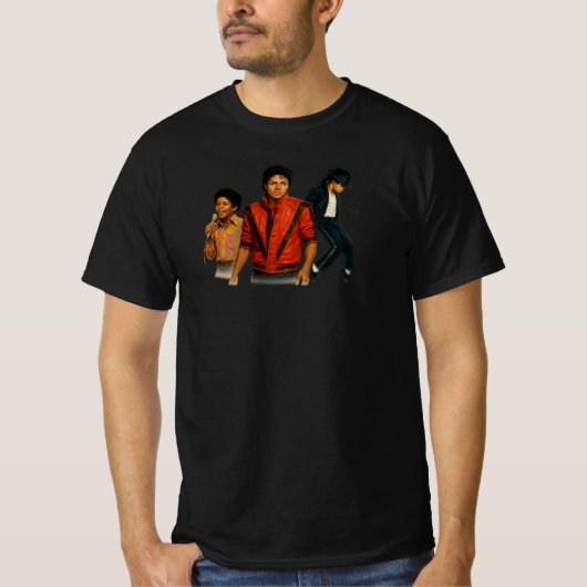 MJ-Moonwalk billiejean T-shirt (Voorkant)