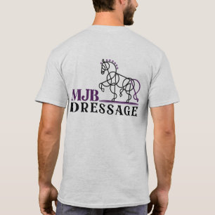 MJB Dressage dubbel pictogram mannen T shirt