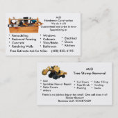 MJD afbeelding 2, MJDHandyman ConstructionWe doen  Visitekaartje (Voorkant / Achterkant)