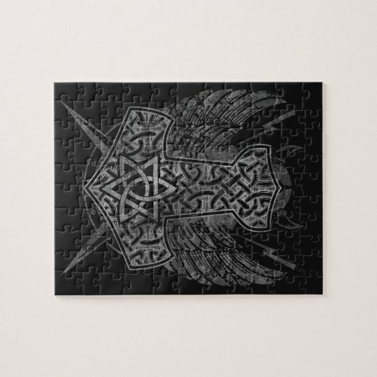 Mjolnir - de hamer van Thor Legpuzzel (Horizontaal)