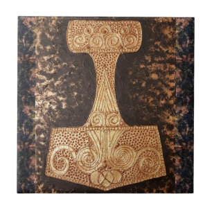 Mjolnir, dors hamer tegeltje