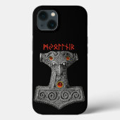 MJOLNIR Hammer van Thor, Viking Mythology Black Case-Mate iPhone Case (Achterkant)