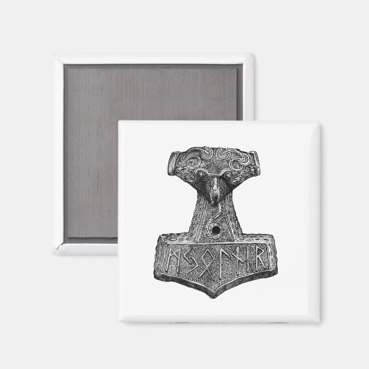 "Mjolnir" magneet (Voorkant / Achterkant)