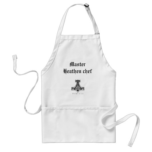 Mjolnir, Master Heathen chef Standaard Schort (Voorkant)