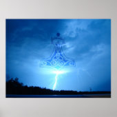 Mjolnir Strikes Poster (Voorkant)