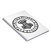 Mjölnir Thor's Hamer 0033 #USAPatriotGraphics © Notitieboek (Rechterzijde)