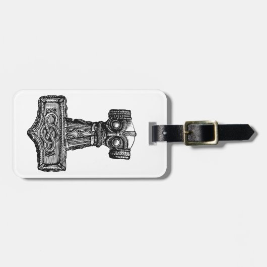 Mjolnir: Thor's Hammer Bagagelabel (Voorkant horizontaal)