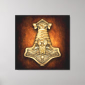 Mjolnir - Thor's Hammer Canvas Afdruk (Voorkant)