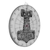 Mjolnir: Thor's Hammer Dartbord (Voorkant Links)