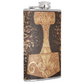 Mjolnir, thor's hammer heupfles (Rechts)