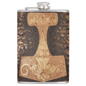 Mjolnir, thor's hammer heupfles (Voorkant)