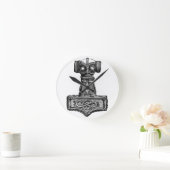 Mjolnir: Thor's Hammer Ronde Klok (Huis)