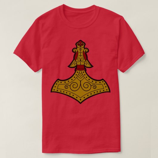 Mjolnir Thors hammer T-shirt (Design voorkant)