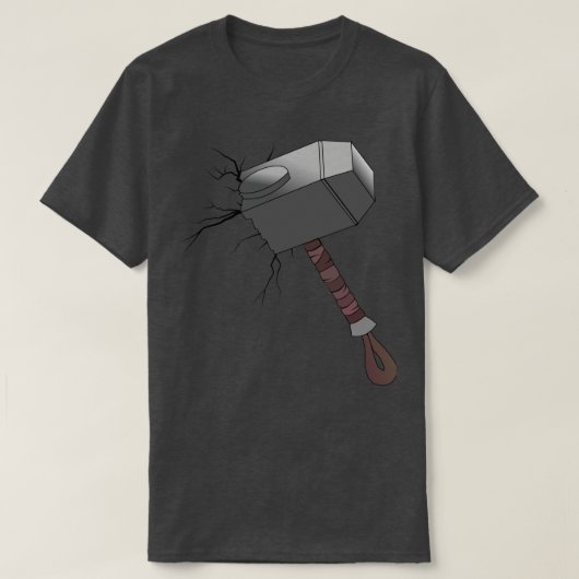 Mjolnir Thors Oude Hamer T-shirt (Design voorkant)