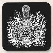 Mjolnir-Valknut Onderzetter Set van 6 (Voorkant)