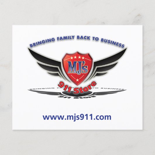 MJ'S 911-winkel Flyer (Voorkant)