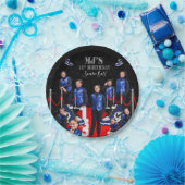 MJ's sneakerbal Papieren Bordje (Feest)