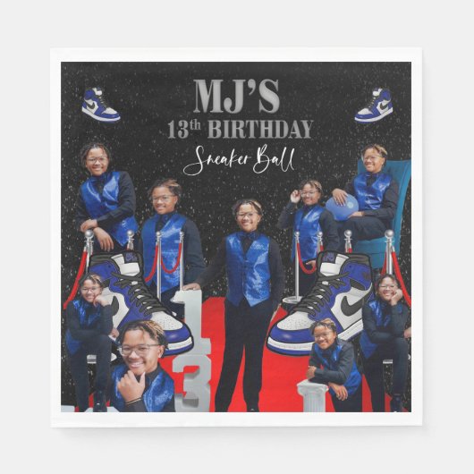 MJ's sneakerbal Servet (Voorkant)
