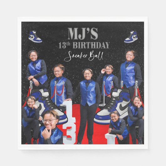 MJ's sneakerbal Servet (Voorkant)