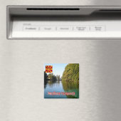 MK007 Noord-Macedonië, panorama, Fridge Magneet (Insitu (Vaatwasser))