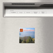 MK008 Noord-Macedonië, panorama, Fridge Magneet (Insitu (Vaatwasser))