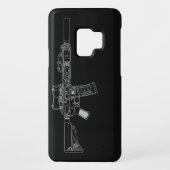 Mk18 Mod 0 S9 Hoesje zwart (Achterkant)