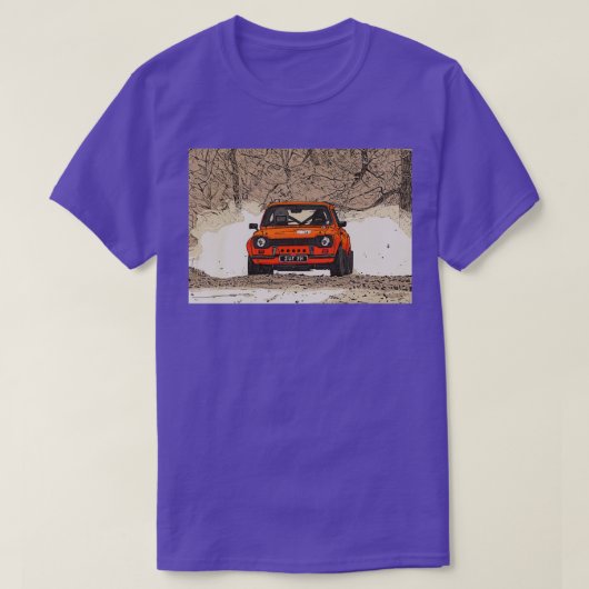 Mk1 Escort-sinaasappel T-shirt (Design voorkant)