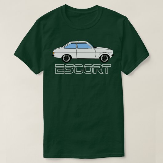 MK2 Escort WhiteSilver T-shirt (Design voorkant)