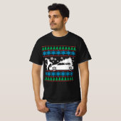 Mk6 gti lelijke kersttrui t-shirt (Voorkant volledig)