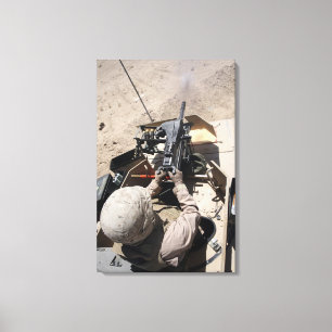 MK-19 automatische granaatwerper Canvas Afdruk