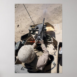 MK-19 automatische granaatwerper Poster