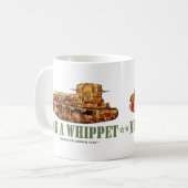 MK A Whippet Britse middelzware tank uit de Eerste Koffiemok (Voorkant links)