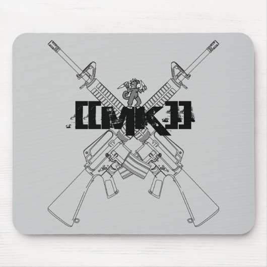 [[MK] aap assault Mousepad Muismat (Voorkant)