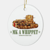 MK Een Whippet Wereldoorlog Een Britse Medium Tank Keramisch Ornament (Links)