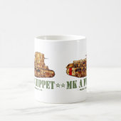 MK Een Whippet Wereldoorlog Een Britse Medium Tank Koffiemok (Center)