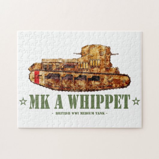 MK Een Whippet Wereldoorlog Een Britse Medium Tank Legpuzzel (Horizontaal)