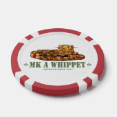MK Een Whippet Wereldoorlog Een Britse Medium Tank Poker Chips (Enkel)