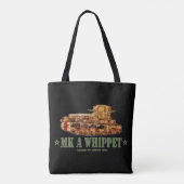 MK Een Whippet Wereldoorlog Een Britse Medium Tank Tote Bag (Achterkant)