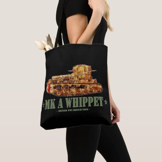 MK Een Whippet Wereldoorlog Een Britse Medium Tank Tote Bag (Dichtbij)