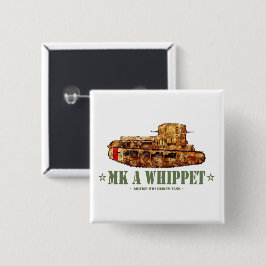 MK Een Whippet Wereldoorlog Een Britse Medium Tank Vierkante Button 5,1 Cm