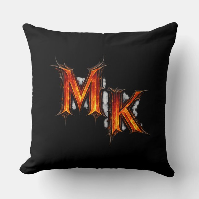 MK Infernaal Gotisch Embleem Kussen (Voorkant)