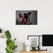 MK Roomies Scorpion X Mileena Poster (Thuiskantoor)