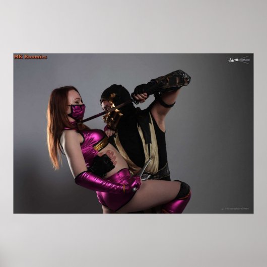 MK Roomies Scorpion X Mileena Poster (Voorkant)