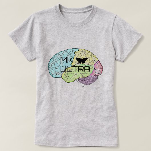 MK Ultra Mind Control T-shirt (Design voorkant)