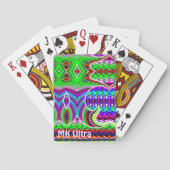 MK Ultra (U kunt de woorden wijzigen) Pokerkaarten (Achterkant)
