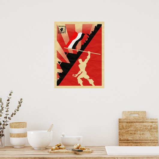 MKD - FREEDOM EGYPT POSTER (Keuken)