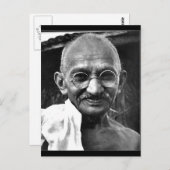 MKGandhi Briefkaart (Voorkant / Achterkant)